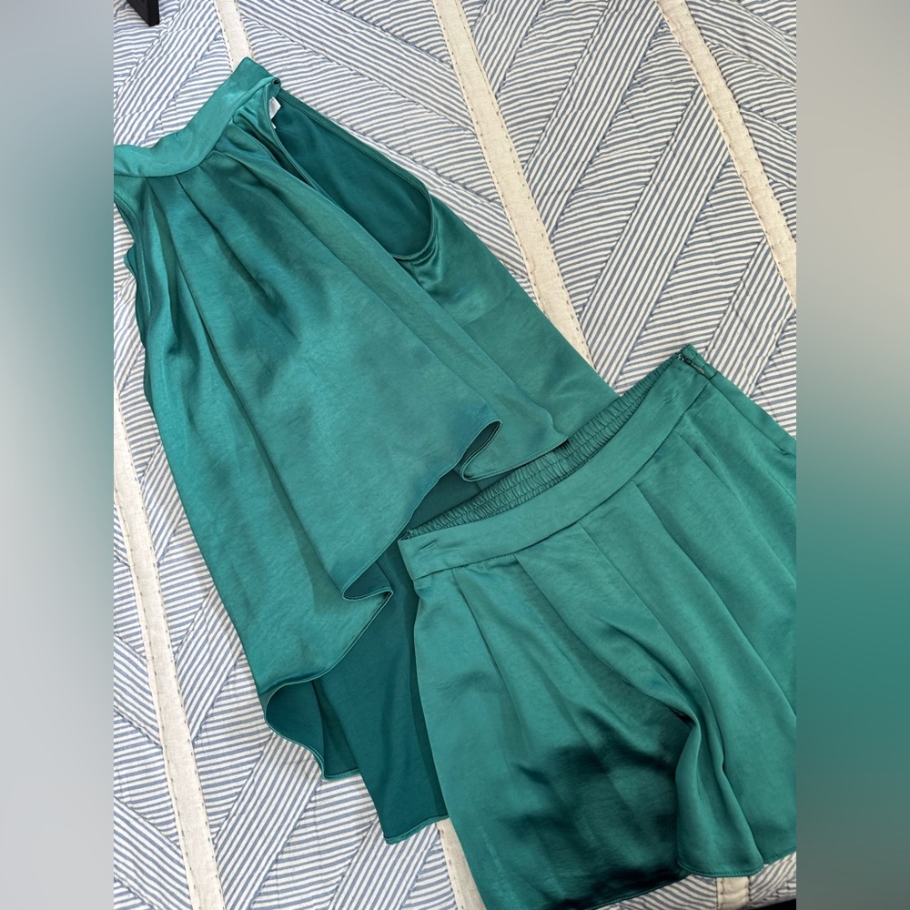 MARBLE Teal Sleeveless SET